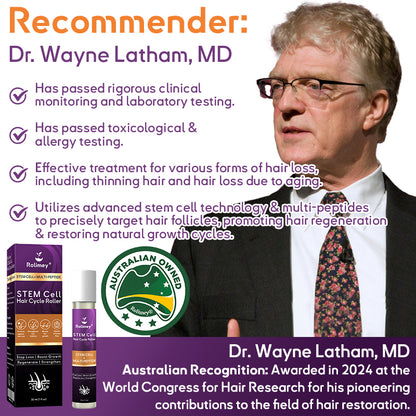 💇‍♀️From Hair Loss to Full Growth✨– How 𝐑𝐨𝐥𝐢𝐦𝐞𝐲® 𝐒𝐓𝐄𝐌 𝐂𝐞𝐥𝐥 𝐇𝐚𝐢𝐫 𝐂𝐲𝐜𝐥𝐞 𝐑𝐨𝐥𝐥𝐞𝐫 Reverses Follicle Dormancy |👨‍⚕️Developed by Trichologists |🦘TGA Registered